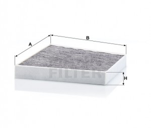 Фильтр салонный угольный CUK3172 CUK 3172 MANN FILTER