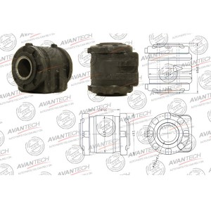 Сайлентблок переднего нижнего рычага задний Avantech ASB0154 AVANTECH