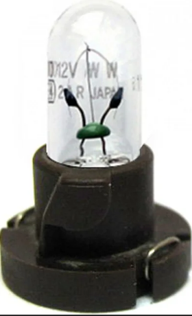 Лампа 12V T5.1 1.75W пластиковый цоколь (1шт.) KOITO 1566 KOITO