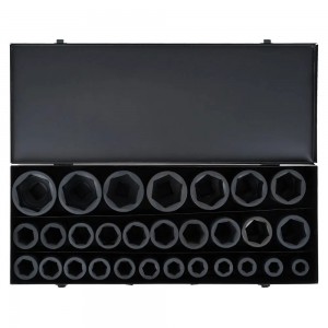 Набор головок ударных 1DR L=90мм, 29пр. (19-65мм) пласт.кейс (ATAS421) ATAS421 AIRLINE