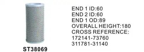 Фильтр гидравлический ST38069 (1/) P502535 FY5047 172141-73760 HF28913 311781-31 ST38069 STAL