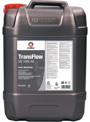 COMMA 10W40 TransFlow AD (20L) масло моторное! полус ACEA A3/B4,E7,M3275,VDS-3,M TFAD20L COMMA
