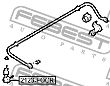 Тяга стабилизатора задн 2123-FOCR 2123-FOCR FEBEST