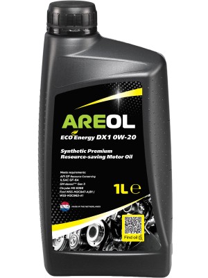 AREOL ECO Energy DX1 0W20 (1L) масло моторное! синт.\API SQ RC, ILSAC GF-7A, GM  0W20AR066 AREOL