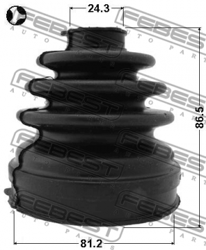 AUDI/SEAT/SKODA/FORD EUROPA 24x71x88 1715-A6T FEBEST