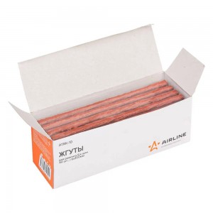 Жгуты для ремонта б/к шин 60 шт. армированные в коробке (6х200 мм) (ATRK-10) ATRK-10 AIRLINE