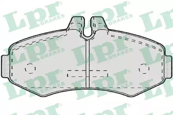 Комплект тормозных колодок 05P672 05P672 LPR