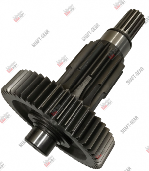 Вал промежуточный демультипликатора (длинный) КПП 12JS, Shaanxi, Shacman, Jac, C 12JS200T1707048 SHAFT