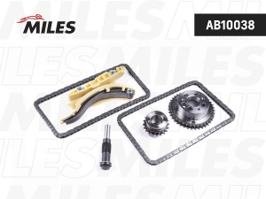 Комплект цепи ГРМ (co звездочками INA 559 1009 20) FORD TRANSIT CONNECT 1.8Di 06 AB10038 MILES