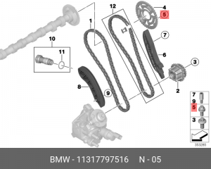 болт!\ BMW E84 11 31 7 797 516 BMW