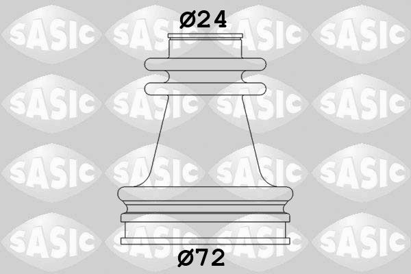 к-кт пыльника ШРУСа внутреннего правого!\ Renault Clio/Kangoo 1.2-2.0/1.9TDi 98> 4003462 SASIC
