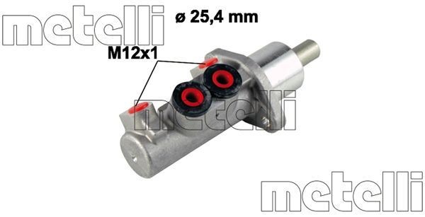 05-0608, ГЛАВНЫЙ ТОРМОЗНОЙ ЦИЛИНДР METELLI ИТАЛИЯ 05-0608 METELLI