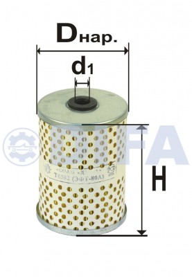 Элемент фильтрующий ЗИЛ-5301,МТЗ топливный DIFA DIFA 6302 DIFA
