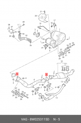 Audi A5/S5 (F5) 2017> 8W0 253 115 D VAG