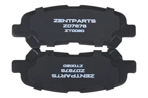 колодки тор. диск. зад. с антиск. пл.! (P83138) Toyota Highlander/ Kluger II 07> Z07878 ZENTPARTS