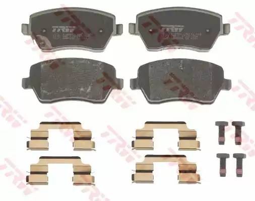 Колодки тормозные ЛАДА Vesta,Largus RENAULT Logan,Clio NISSAN Micra,Note передни GDB3396 TRW