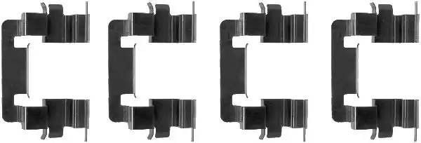 Ремкомплект NISSAN Primera P12 колодок тормозных передних TEXTAR 82061200 TEXTAR