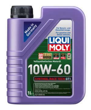 LIQUI MOLY SYNTHOIL RACE TECH GT1 10W60 1Л API SN ACEA A3/B4 Fiat: 9.55535-H3 8908 LIQUI MOLY