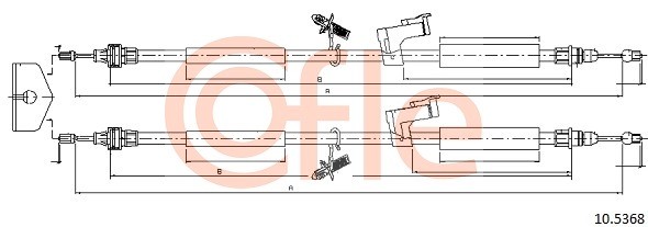 FORD FOCUS II (2005-2008) дисковый тормоз 92105368 COFLE