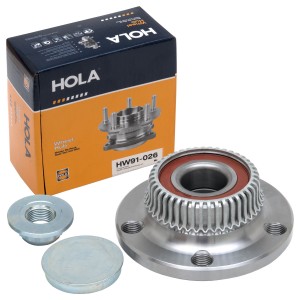 Ступица в сборе задняя, с кольцом сенсора ABS, SKODA Rapid (NH,NH3) (12-19), Oct HW91-026 HOLA
