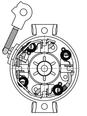 Узел щеточный стартера для а/м Hyundai Creta (21-)/Elantra (20-) 2.0i (VBS 0816) VBS 0816 START VOLT