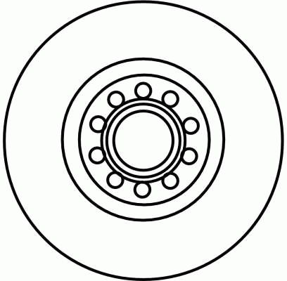 Диск тормозной передний AUDI A4 (B6, B7), A6 (C5), VW PASSAT (3B_) 312мм DF4262S DF4262S TRW
