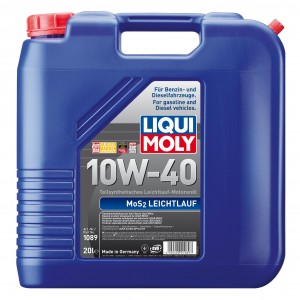 1089 LiquiMoly П/с. мот.масло MoS2 Leichtlauf 10W-40 (20л) 1089 LIQUI MOLY