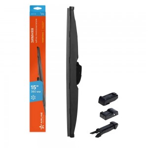 Щетка стеклоочистителя зимняя 380мм (15) 4 адаптера AWB-W-380 AIRLINE