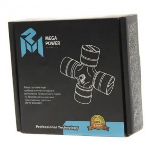 Крестовина ГАЗ-53 вала карданного в сборе (35х98мм) (стопорные пластины) MEGAPOW 22012021 MEGA POWER