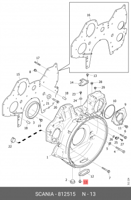 Винт 812515 SCANIA