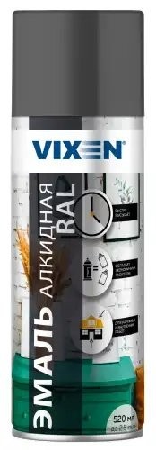 Краска темно-серая аэрозоль 520мл VIXEN VX17046 VIXEN
