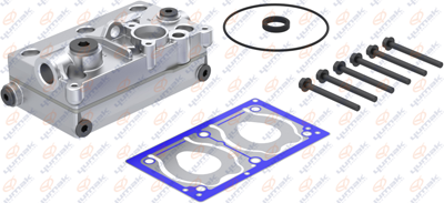 Головка блока компрессора RVI Premium II TR/PR, Kerax /DXi 11/13, Magnum DXi 13; RK.01.361.01 YUMAK