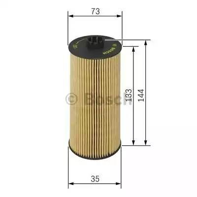 Вставка масляного фильтра F026407007 F 026 407 007 BOSCH