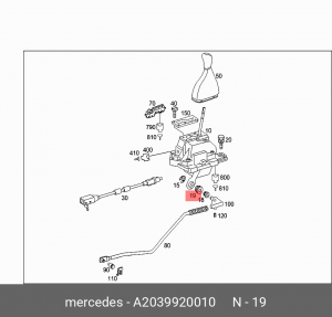 втулка тяги КПП!\ MB W123/124/140/201/202/210/460 77> A 203 992 00 10 MERCEDES BENZ