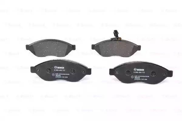 Колодки тормозные PEUGEOT Boxer CITROEN Jumper (06-) передние (4шт.) BOSCH 0 986 494 111 BOSCH
