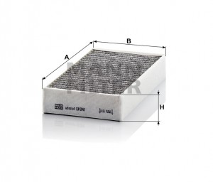Фильтр салонный угольный CUK2646-2 CUK 2646-2 MANN FILTER