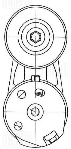Ролик привод. ремня Land Rover Discovery IV (09-) 2.7d/3.0d (с натяж.мех.) с акт CM 5884 TRIALLI