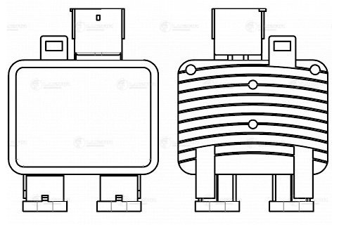 блок вентилятора охлаждения!\ Chery Tiggo PRO 21> LFR3018 LUZAR