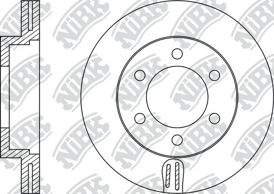 Диск тормозной TOYOTA LC PRADO 2009 RN1435 RN1435 NIBK