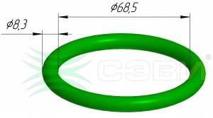 Прокладка дроссельной заслонки для а/м Lada Largus, Renault Logan (16 клап.) бол 5414-8583 SEVI