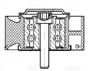 Ролик привод. ремня для а/м BMW 3 E90 (05-) 2.0d/3.0d (опор.) (26x70) (CM 5571) CM5571 TRIALLI