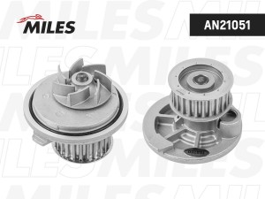 Насос водяной OPEL ASTRA F/G/VECTRA A/B/ 1.7D 1.8/2.0 16V 00 (DOLZ O139) AN21051 AN21051 MILES