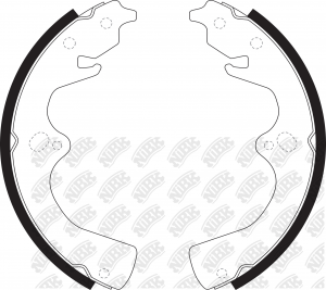 Колодки тормозные KIA Sportage (-03) задние барабанные (4шт.) NIBK FN11907 NIBK
