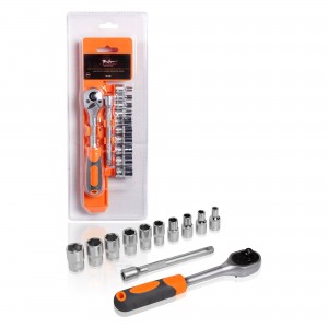 Набор головок 1/4" (12 предметов) "AIRLINE" (с трещоткой) AT-12-26 AIRLINE