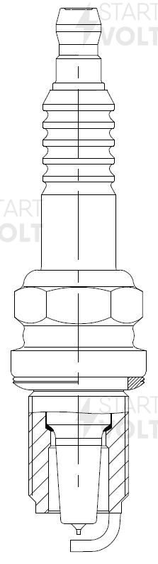 Свеча зажигания для а/м Mitsubishi Lancer IX (07-)/ASX (10-)/Outlander III (12-) VSP 1101 START VOLT