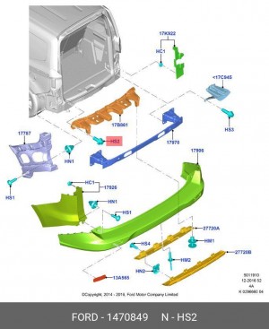 БОЛТ С 6ГР.ГОЛ. 1 470 849 FORD