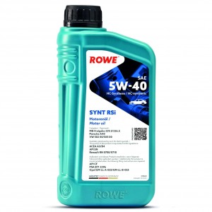 Масло моторное ROWE HIGHTEC SYNT RSi A3/B4/SN/CF 5W40 синт.1л 20068-0010-99 ROWE