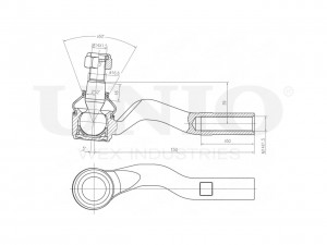 Наконечник рулевой левый SSP-10130 UNIO