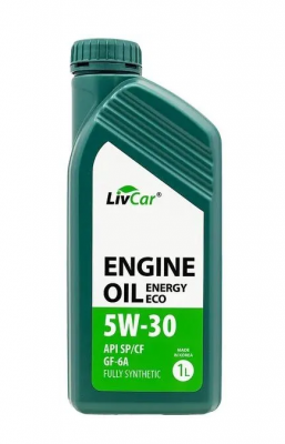 Масло моторное LIVCAR ENGINE OIL ENERGY ECO 5W-30 API SP/CF/GF-6A (1л) LC1550530 LC1550530001 LIVCAR