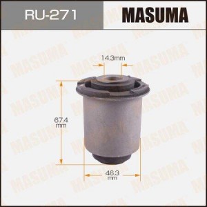 сайлентблок рычага передн. подвески передн. !\Mitsubishi L400 SPACE GEAR 94-01 RU-271 MASUMA